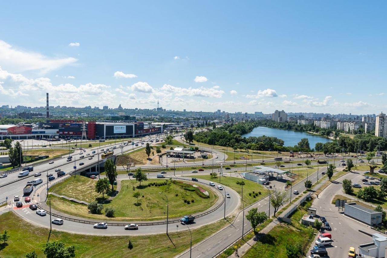 Fashionable Panoramic Apartments Dnieper. Obolon Kiev Esterno foto
